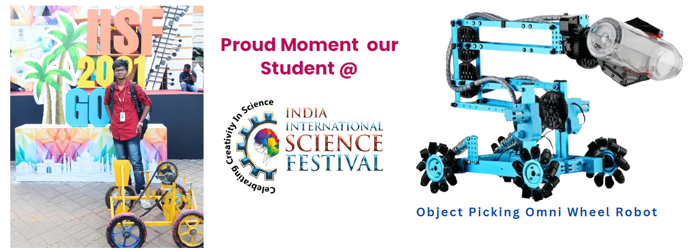 Our Student at India International Science Festival